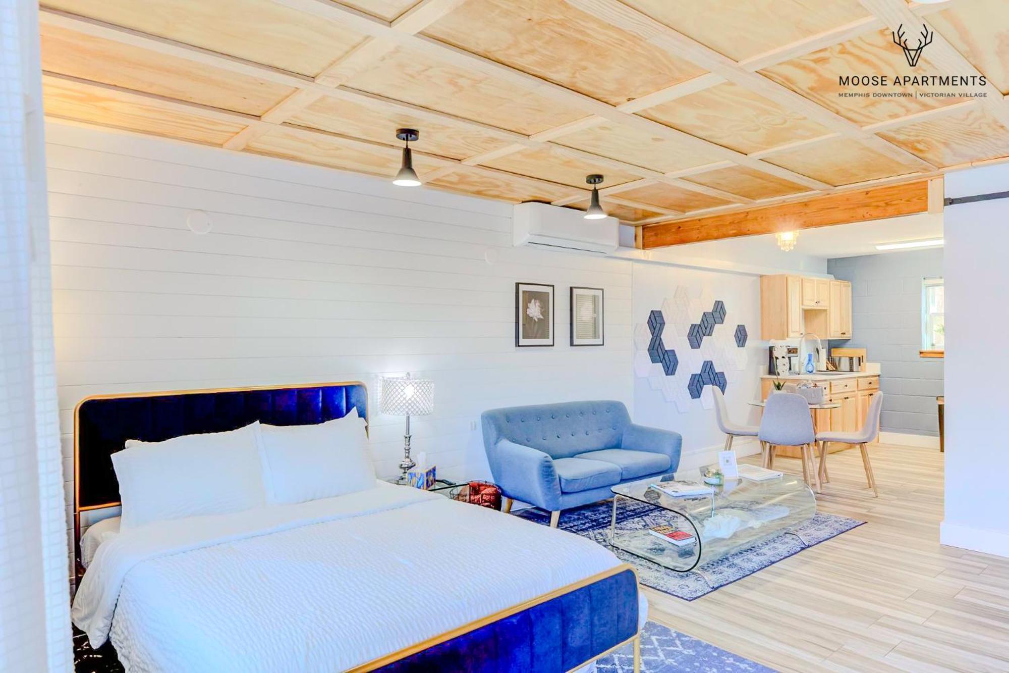 The Moose #3 - Modern Luxe Studio With Free Gated Parking & Wifi เมมฟิส ภายนอก รูปภาพ