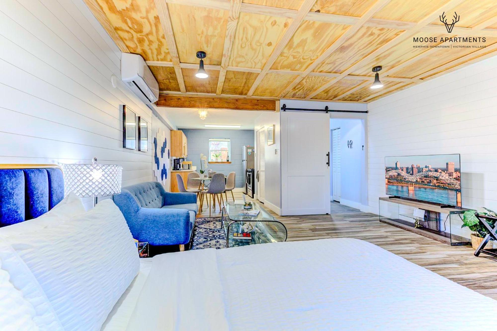 The Moose #3 - Modern Luxe Studio With Free Gated Parking & Wifi เมมฟิส ภายนอก รูปภาพ