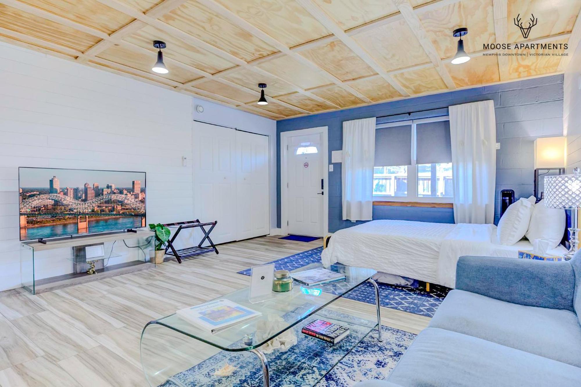 The Moose #3 - Modern Luxe Studio With Free Gated Parking & Wifi เมมฟิส ภายนอก รูปภาพ